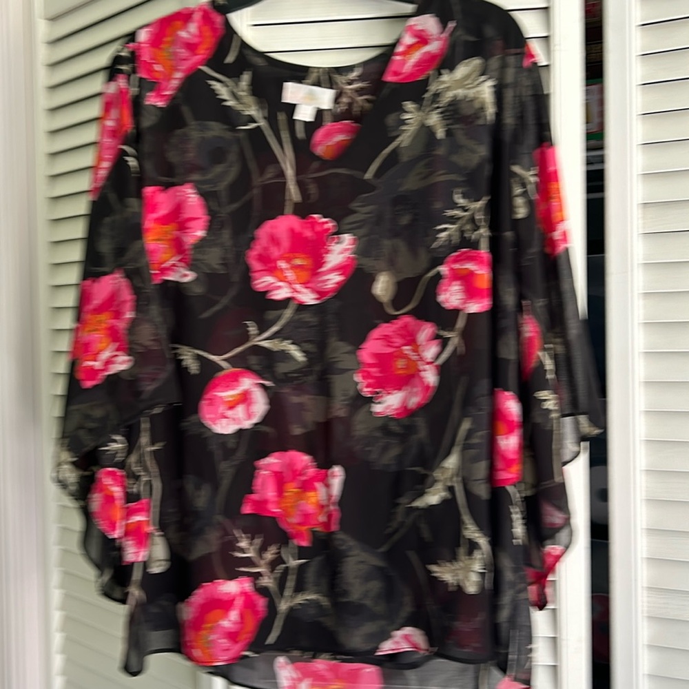 Belle by Kim Gravel Blouse Ladies Large
